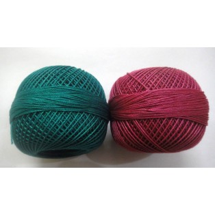 DARK & BEAUTIFUL - LOT SET of 10 - 100% Cotton Mercer Yarn Thread - Crochet Lace Knitting Embroidery (10 Balls - 200 Grams)